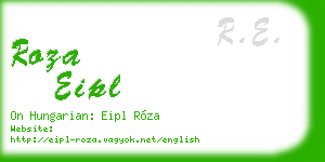 roza eipl business card